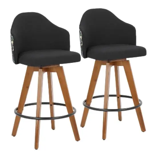 Set of 2 Ahoy Height Barstools - LumiSource image {11}