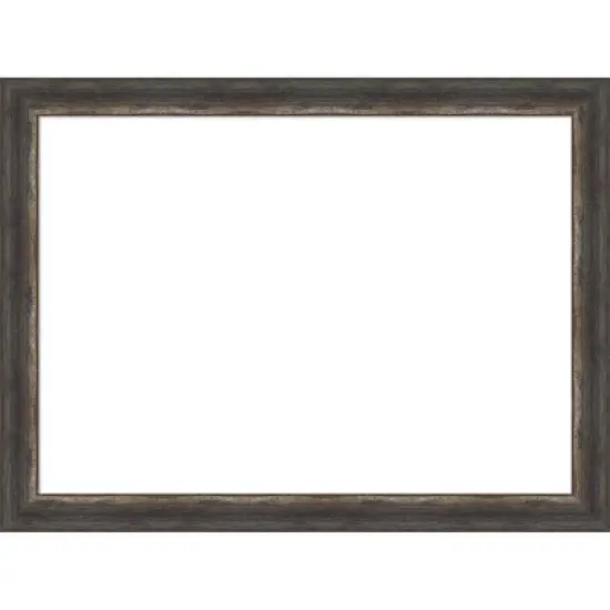 Amanti Art Bark Rustic Char Narrow Framed Dry Erase Magnetic Board image {14}