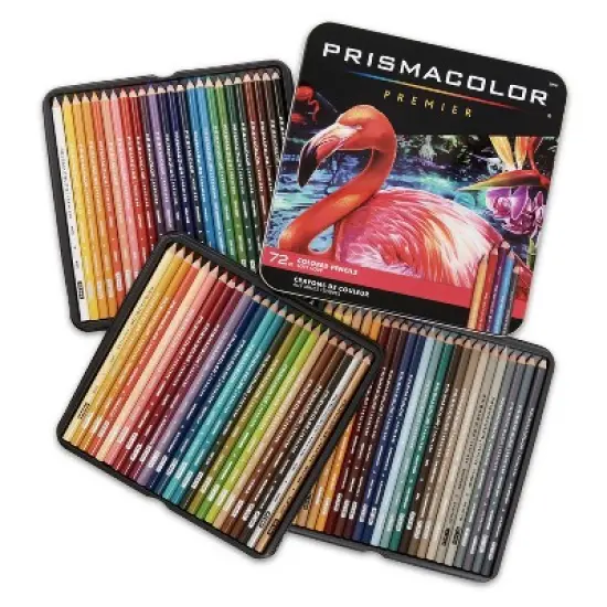 Prismacolor 72ct Premier Pencils: Multicolored Art Supplies, 0.07mm Point, Wood Material, Ages 6+ image {10}