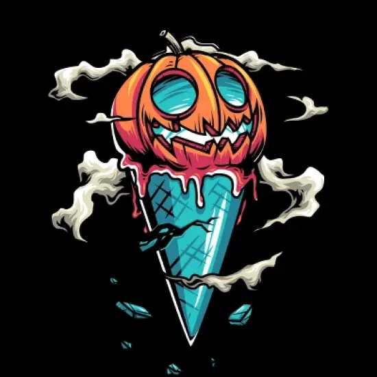 Girl's Design By Humans Halloween By anggatantama T-Shirt image {1}