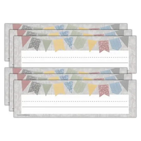 Teacher Created Resources&reg; Classroom Cottage Flat Name Plates, 36 Per Pack, 6 Packs image {4}