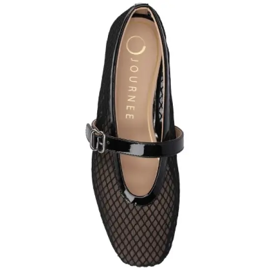 Journee Women's Casha Mesh Dress Flats image {3}