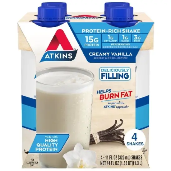 Atkins RTD Shake - Creamy Vanilla image {8}
