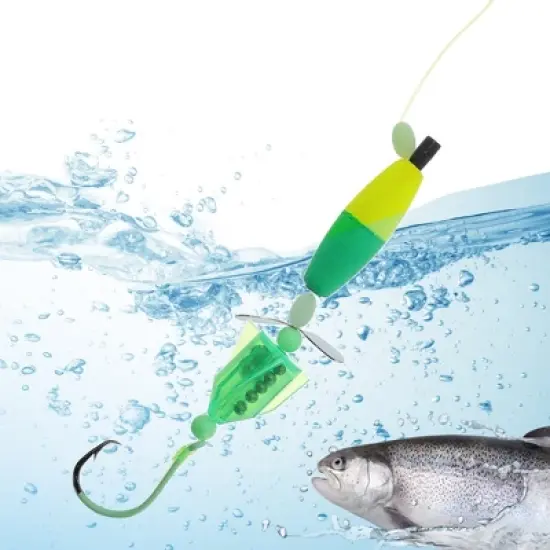 Unique Bargains Fishing Rig Catfish Circle Hooks Catfish Float Rigs 1 Set image {3}