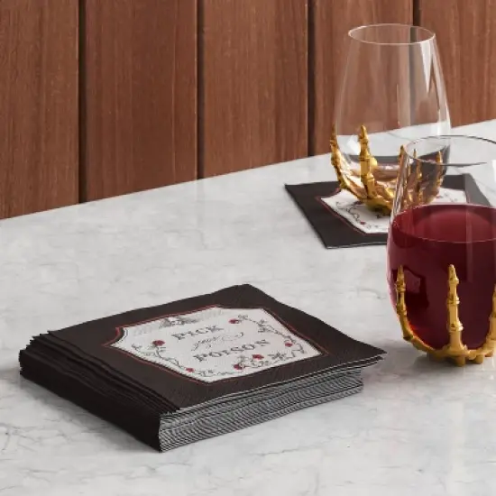 20pk Pick Your Poison Beverage Napkins - Threshold&trade; image {1}