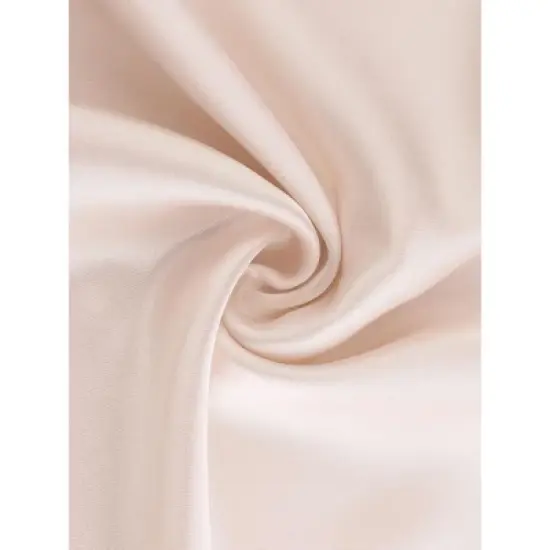 INSPIRE CHIC Womens Lounge Set Satin V Neck Elastic Waist Contrast Color Short Sleeve Shorts Set Pajama Set image {4}