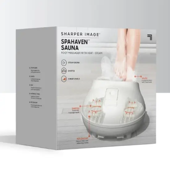 Sharper Image Shiatsu Foot Sauna With Heat And Steam image {7}