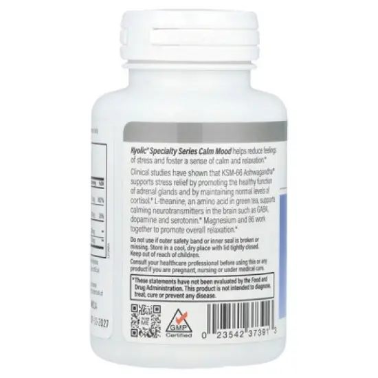 Kyolic Specialty Series, Calm Mood, 60 Vegan Capsules image {2}