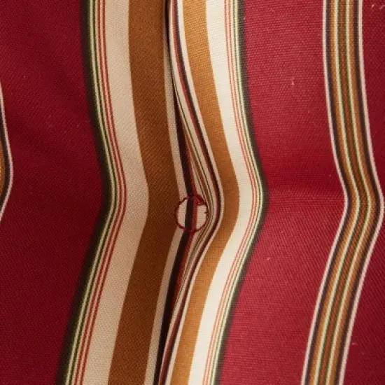 Roma Stripe Outdoor Seat Cushion - Kensington Garden image {5}