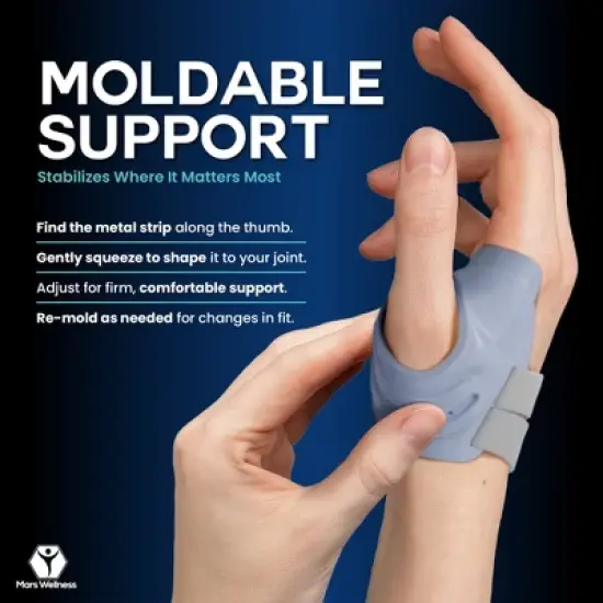CMC Thumb Brace - Restriction Thumb Support CMC Joint Thumb Arthritis Brace image {5}