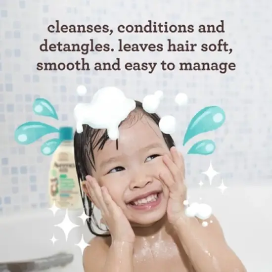 Aveeno Kids' 2-in-1 Hydrating Shampoo & Conditioner, Gently Cleanses, Conditions & Detangles Kids Hair - 12 fl oz image {3}