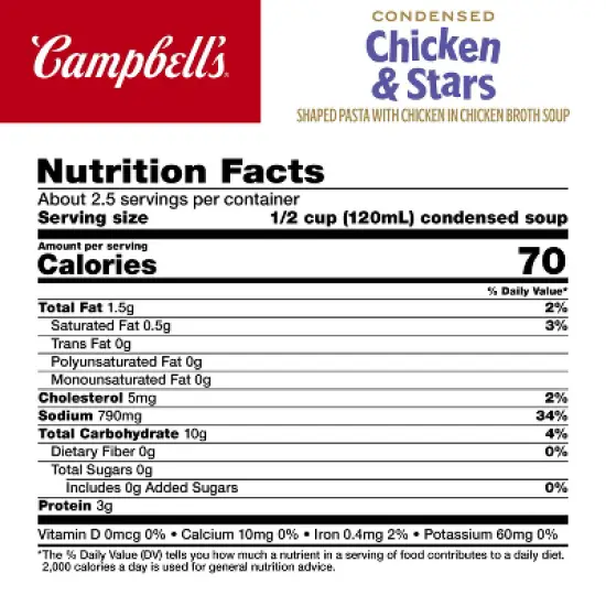 Campbell's Condensed Chicken & Stars Soup - 10.5oz image {6}
