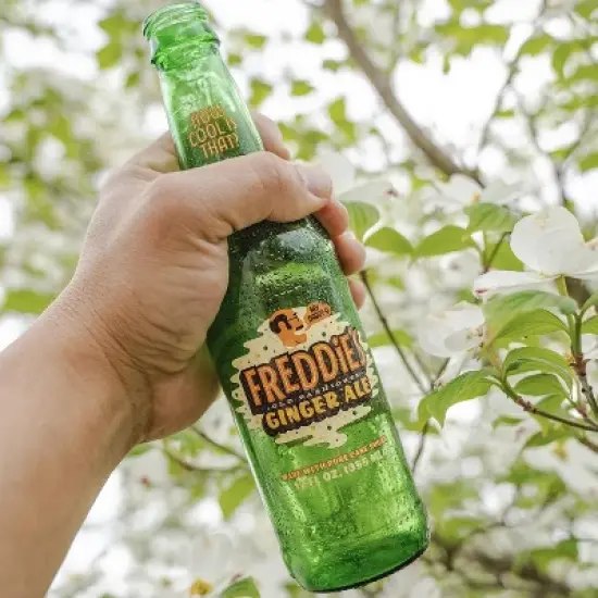 Freddie&rsquo;s Old Fashioned Soda - Ginger Ale 12oz Bottles - 15 Pack - Bright Invigorating Sparkling Flavor image {4}