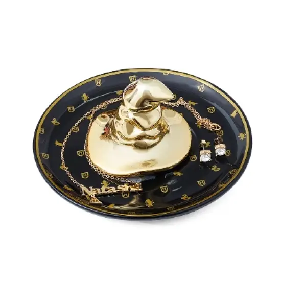 Harry Potter 3D Sorting Hat Ceramic Trinket Tray Jewelry Ring Holder Gift Dish image {4}