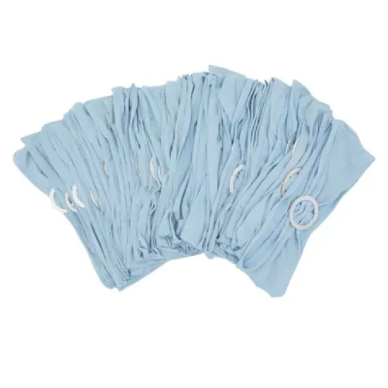 Juvale Light Blue Chair Sashes with Silver Buckles for Wedding Reception, Baby Shower, Birthday Party, Fits 13.5- to 16.5-Inch Chair Backs (50 Pack) image {5}