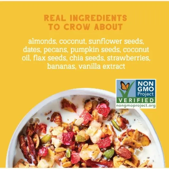 Seven Sundays Rise and Shine Strawberry Banana Nut Granola - 8oz image {2}