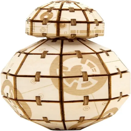 Incredibuilds Star Wars BB-8 Book & Wood Model Figure Kit image {1}