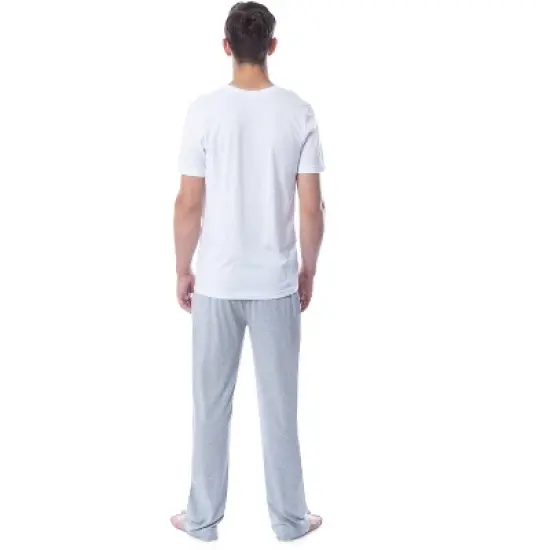 Saved By The Bell Mens' Bayside Tigers Logo Icon Symbol Sleep Pajama Set Multicolored image {3}