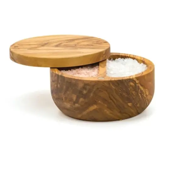 Rsvp Olive Wood Salt Box image {5}