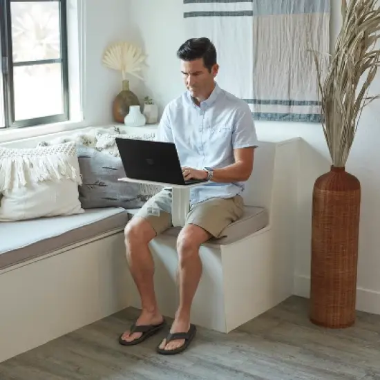 ECR4Kids The Surf Portable Lap Desk, Flexible Seating, One-Piece Writing Table, (10-Pack) image {6}