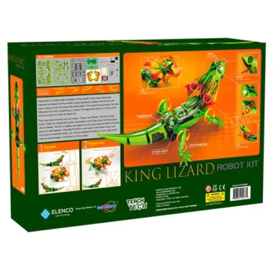 Elenco TEACH TECH King Lizard Robot Kit image {1}