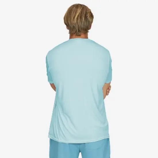 Vapor Apparel Men's UPF 50+ UV Sun Protection Solar Short Sleeve T-Shirt - Arctic Blue, Medium image {1}