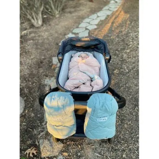 7AM Enfant Stroller Warmmuffts - Benji Mirage Blue image {1}