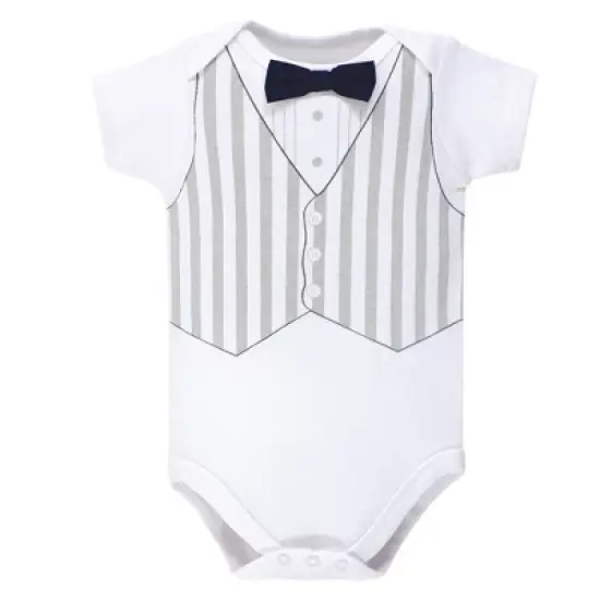 Hudson Baby Infant Boy Cotton Bodysuit and Pant Set, Ladies I Have Arrived image {1}