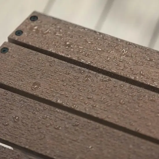 Lifetime Adirondack Chair and Ottoman Set, Rustic Brown (60294) image {3}