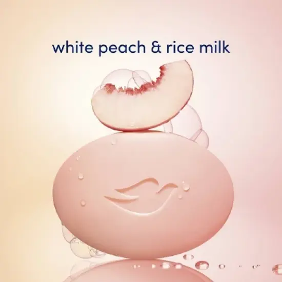 Dove Beauty Peach Bar Soap - 4ct image {4}