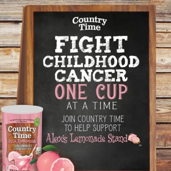 Country Time Pink Lemonade Drink Mix - 63 oz Canister image {6}