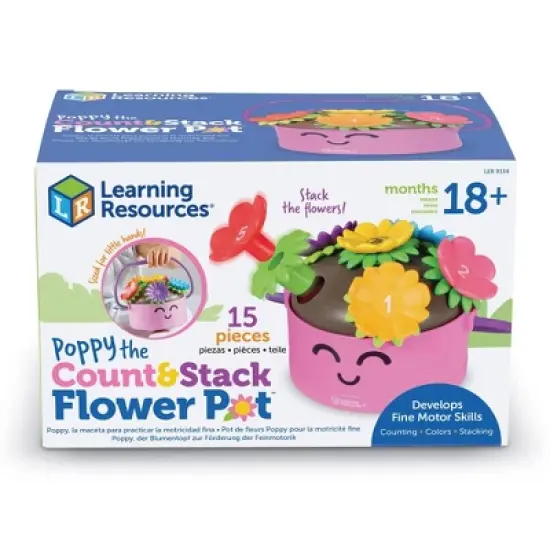 Learning Resources Poppy the Count & Stack Flower Pot image {4}
