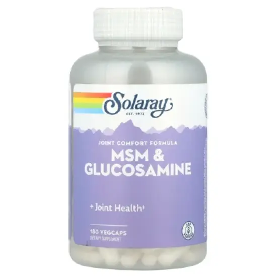Solaray MSM & Glucosamine, 180 VegCaps image {4}