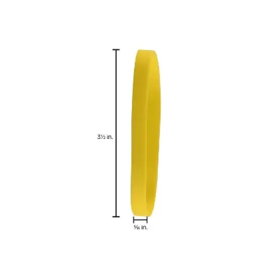 JAM Paper Rubber Bands Size 64 Yellow 100/Pack (33364RBye) 33364RBYE image {4}