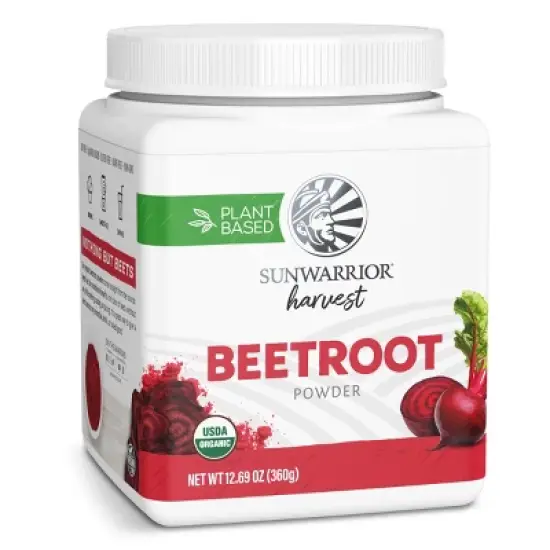 Harvest Beet Root Powder, Sunwarrior, 360gm (90 servings) image {6}