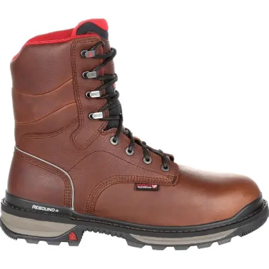 Men's Rocky Rams Horn Composite Toe Waterproof 800G Insulated Work Boot image {6}