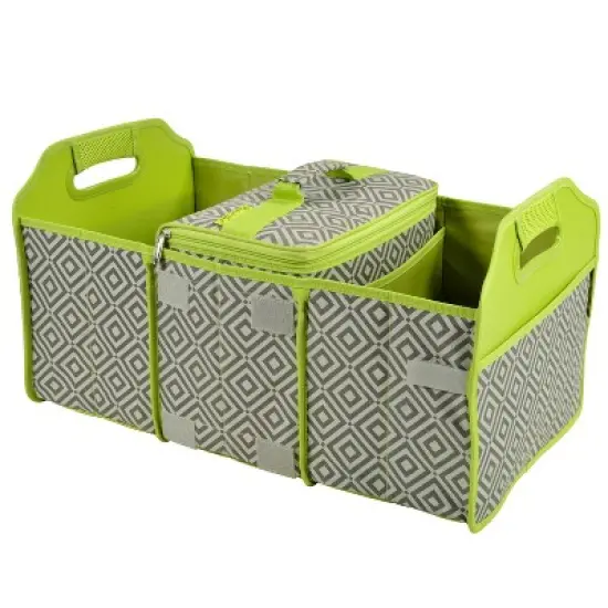 Picnic at Ascot Original Folding Trunk Organizer with Removable Cooler - Durable No Sag Design image {9}