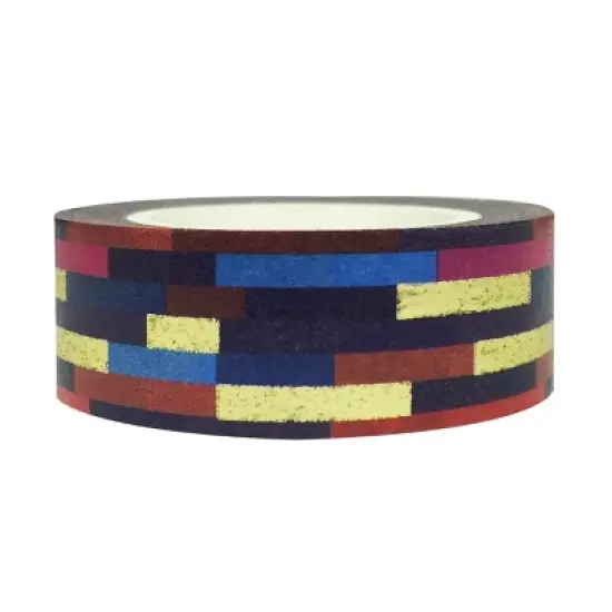 Wrapables Washi Masking Tape, Metallic and Moody Group image {27}