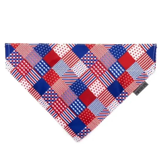 The Worthy Dog Americana Slide-On Bandana Collar Accessory image {3}