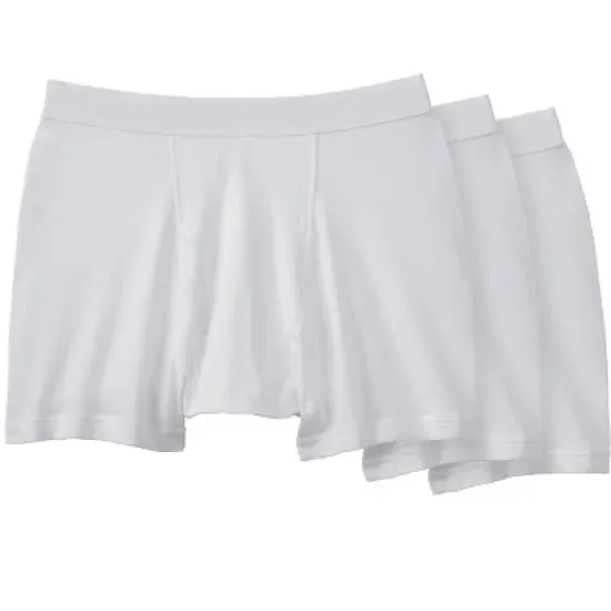 KingSize Men's Big & Tall Cotton Mid-Length Briefs 3-Pack Underwear image {4}
