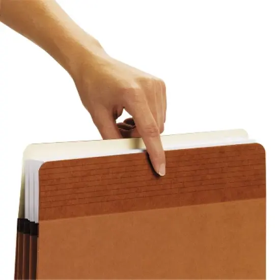 Smead Easy Grip Pockets Redrope Legal 5 1/4" Exp 10/Box 73211 image {2}