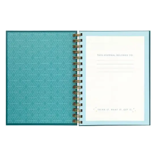 greenroom 6"x8" Spiral Guided Journal Let's Do This image {2}