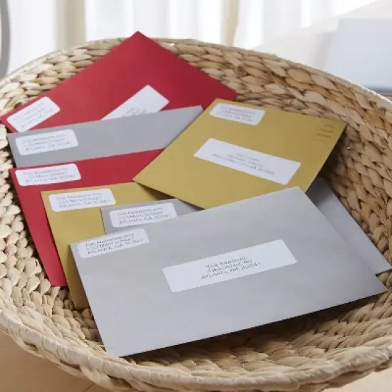 DYMO LabelWriter Address Labels 1 1/8 x 3 1/2 White 350 Labels/Roll 2 Rolls/Pack 30252 image {5}