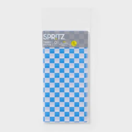 8ct Pegged Tissue Chessboard Pattern - Spritz&trade; image {2}