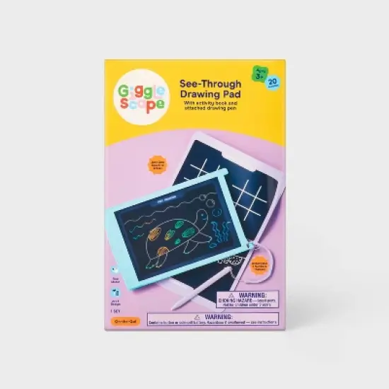 See Through Drawing Pad - Mint - Gigglescape&trade;: ABS Material, Enhances Fine Motor Skills, Doodle Mats & Boards image {2}