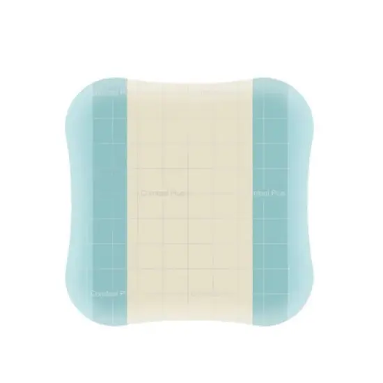 Comfeel Plus Hydrocolloid Dressing 4 x 4" Square Film Backing 33110 10 per Box image {1}