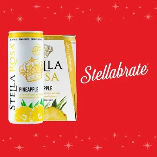 Stella Rosa Pineapple Wine - 2pk/250ml Cans image {10}