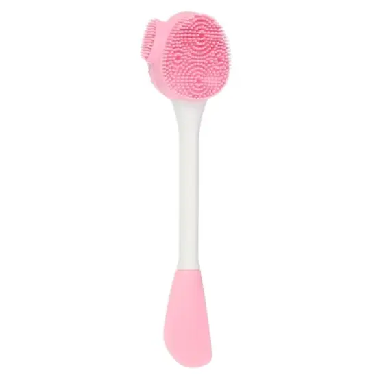 Unique Bargains Silicone Multifunction Handheld Facial Cleansing Brush 6.3"x1.57" 1 Pc image {9}