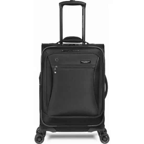 Solutions 20 Expandable Spinner Carry-On with Padded Electronics Pockets, Black image {9}
