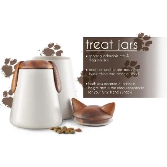 nambe Dog Treat Jar image {5}